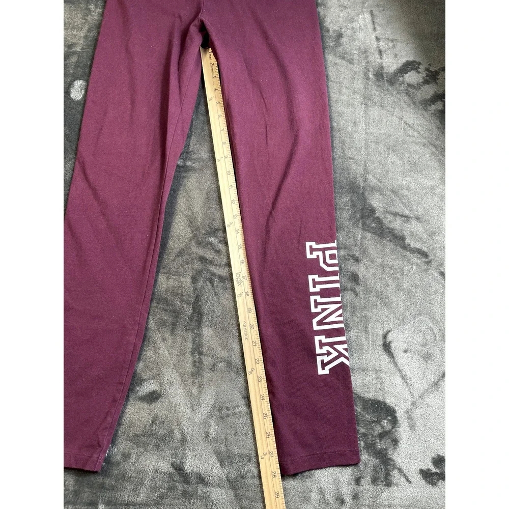 Victoria Secret Pink Leggings Womens Medium Maroon 